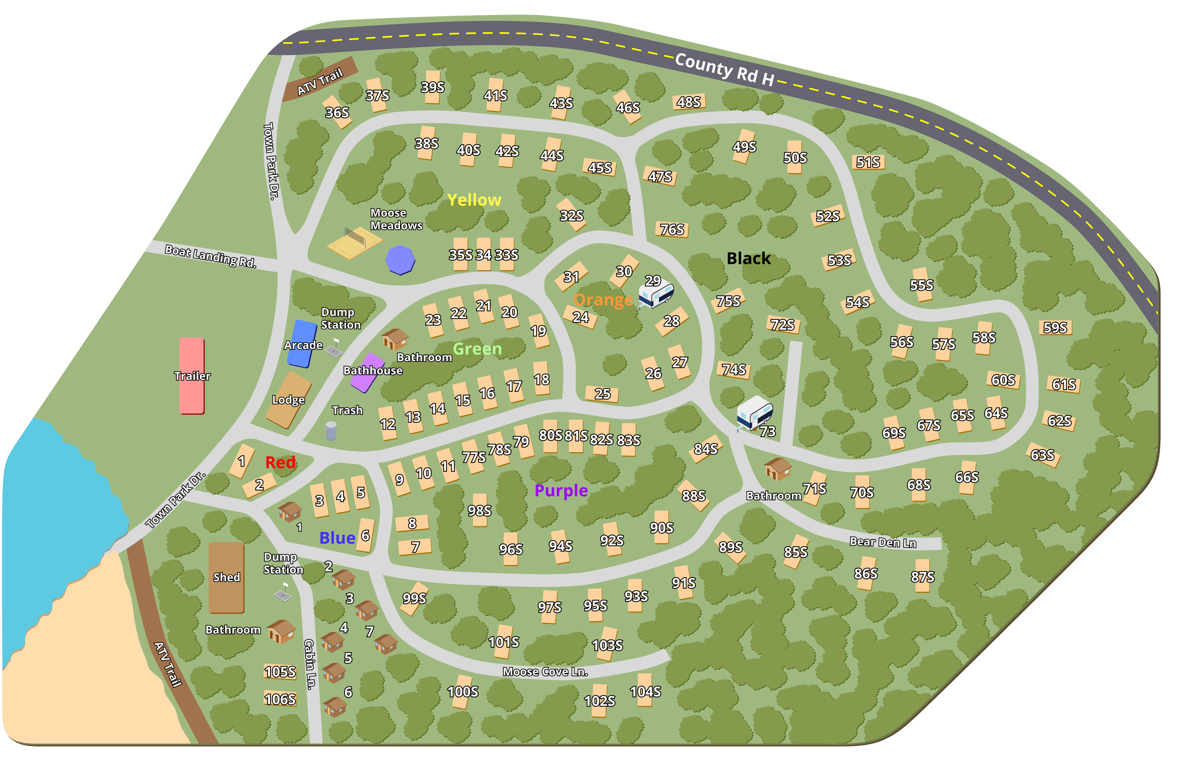 Lake Hilbert Campground