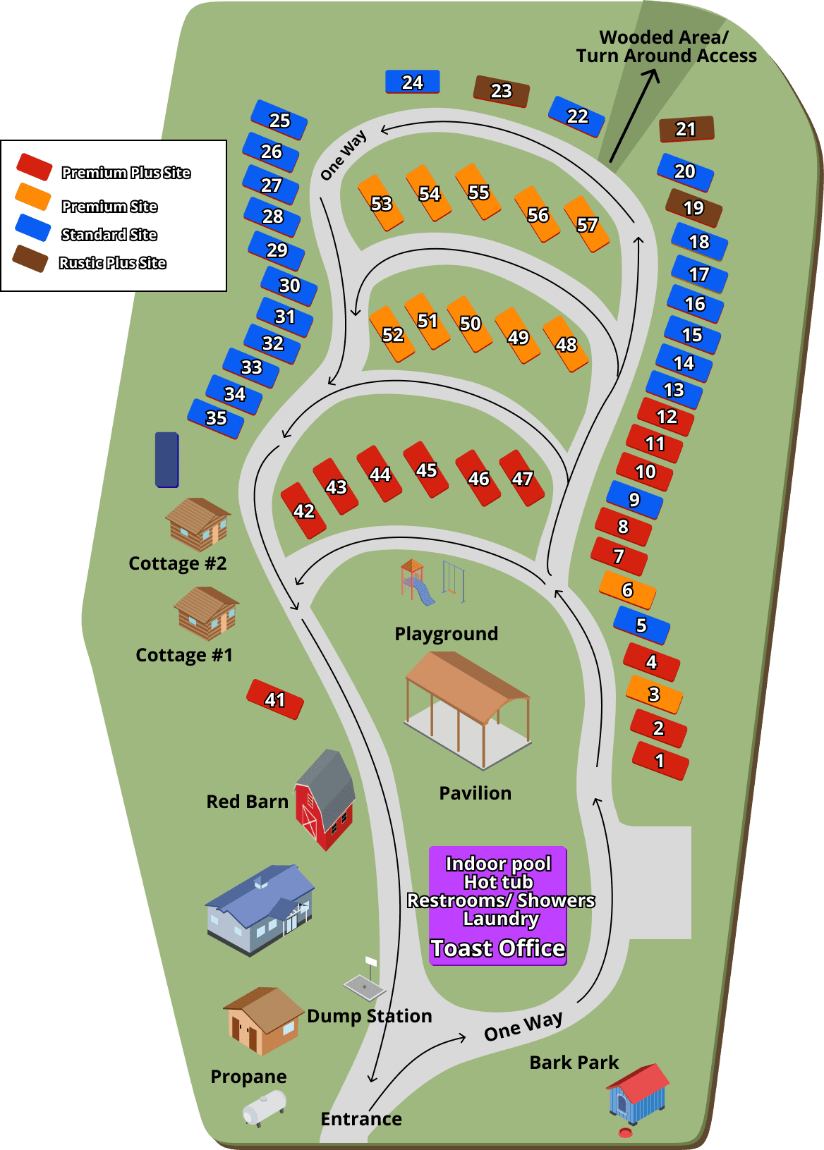 Lewiston Shady Acres (Black Dog Basecamp)